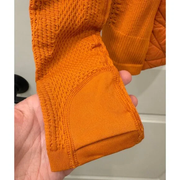Athleta Flurry Force Insulated PrimaLoft Jacket Small Foliage Orange NWT $169 - Picture 3 of 10